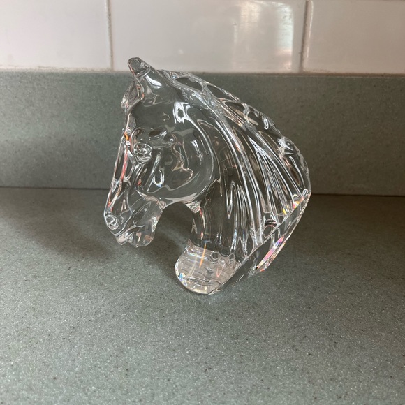 Waterford Crystal Horse Head just over 5” NWOB - Picture 1 of 12